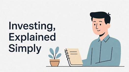 Soft abstract background illustration for an investing article